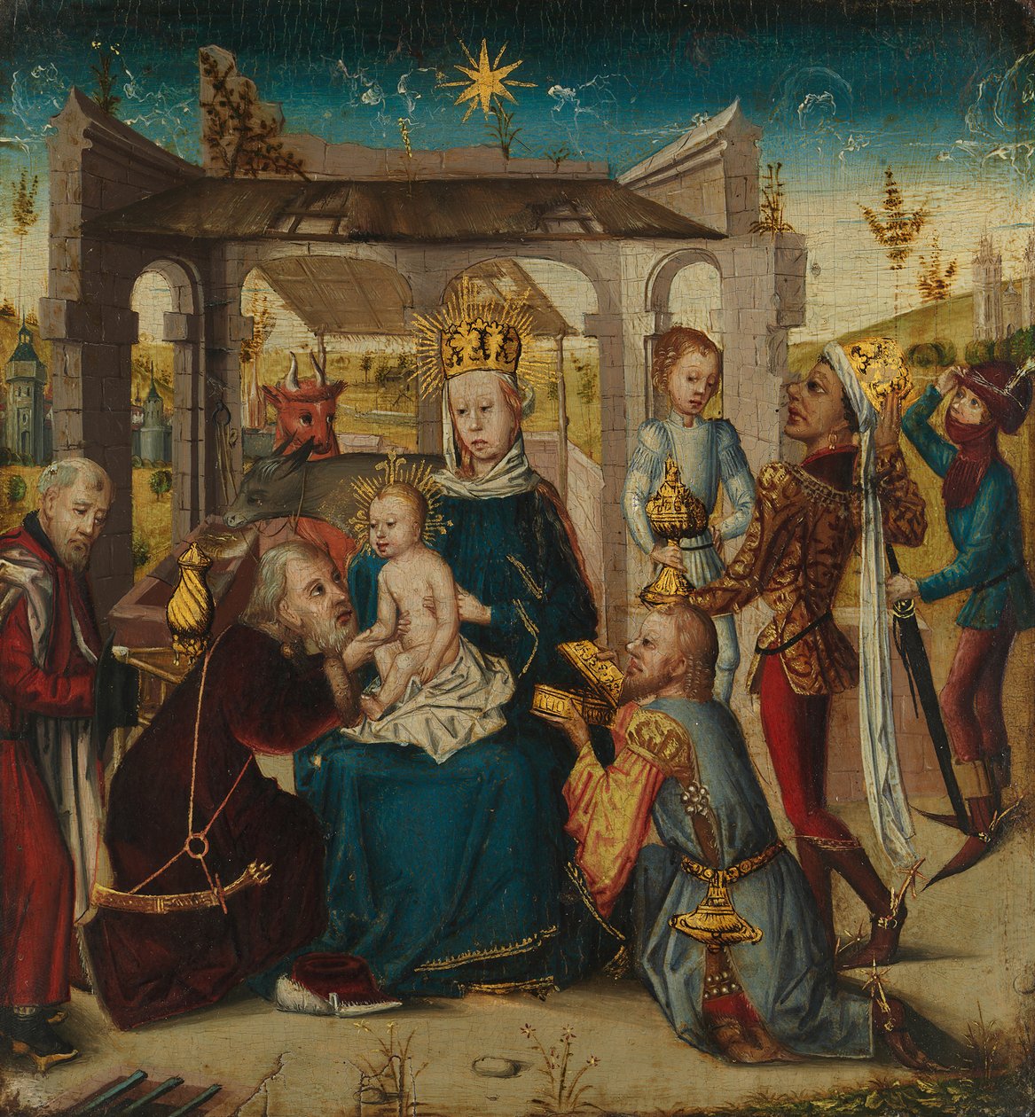 العشق المجوس ، كاليفورنيا. 1470-90. بواسطة غير معروف