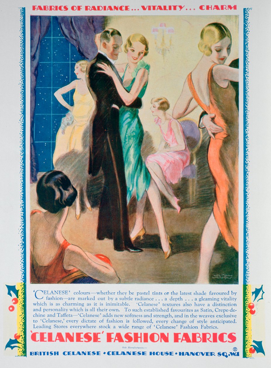 إعلان لأزياء الموضة السيلانية ، 1928 بواسطة غير معروف