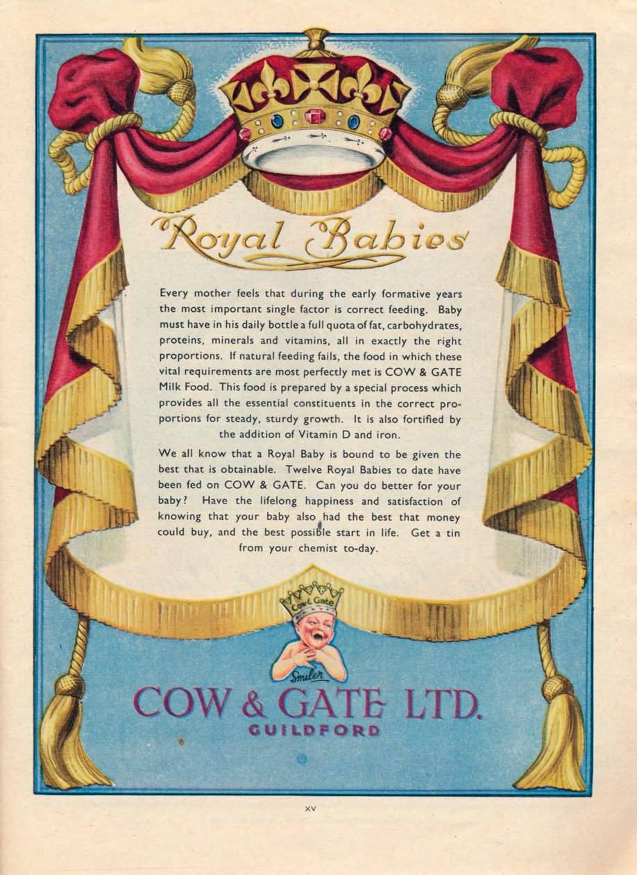 الاعلان عن Cow & Gate Ltd.، 1951 بواسطة غير معروف