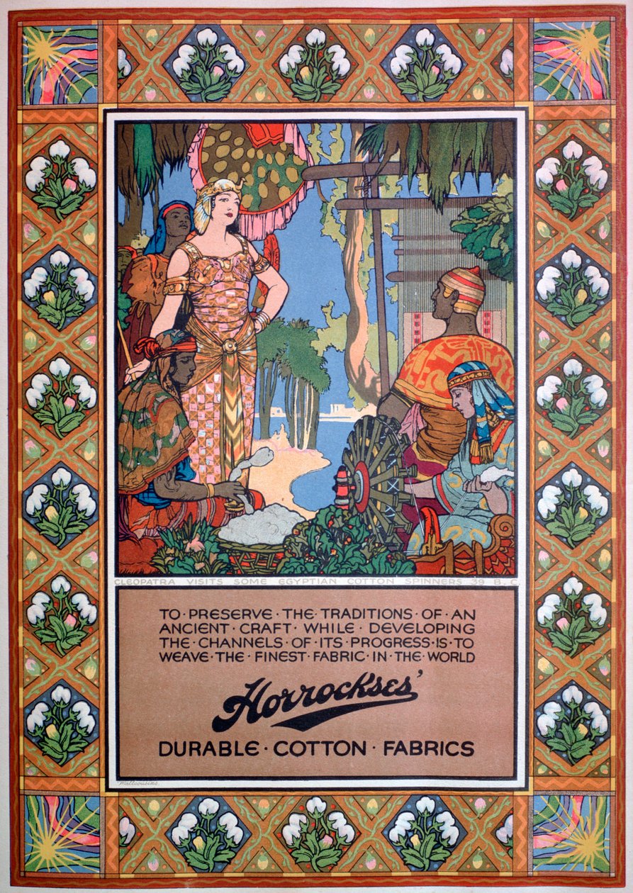 إعلان عن الأقمشة Horrockses 1920 بواسطة غير معروف