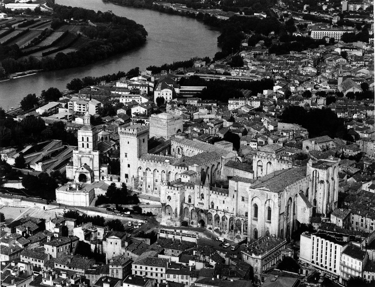 Aerian view of the Popes