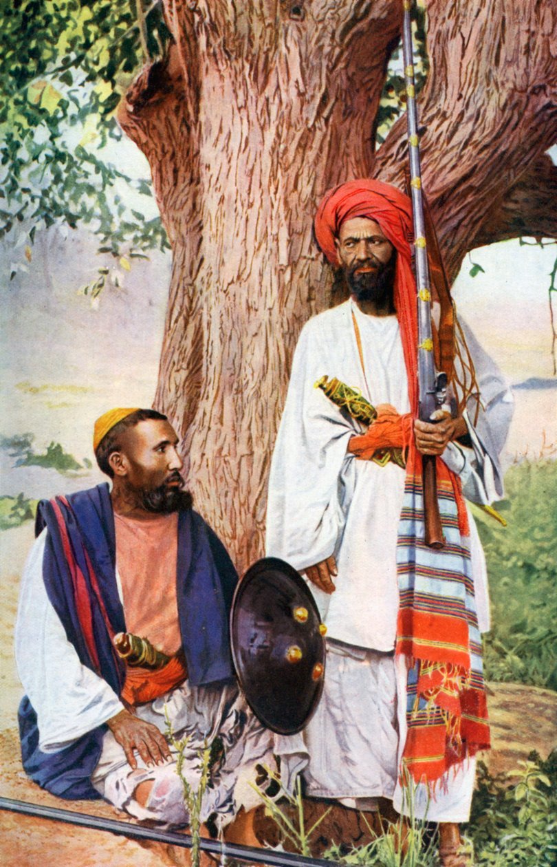 قبائل Afridis Pathan ، الحرب في المسيرات الشمالية الهندية ، الهند ، 1922 بواسطة غير معروف
