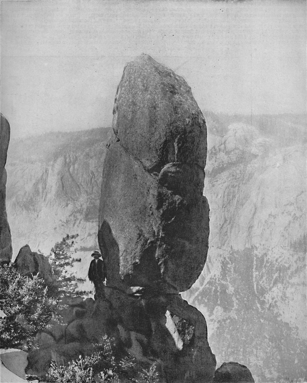 عمود Agassiz ، Yosemite ، c1897. بواسطة غير معروف