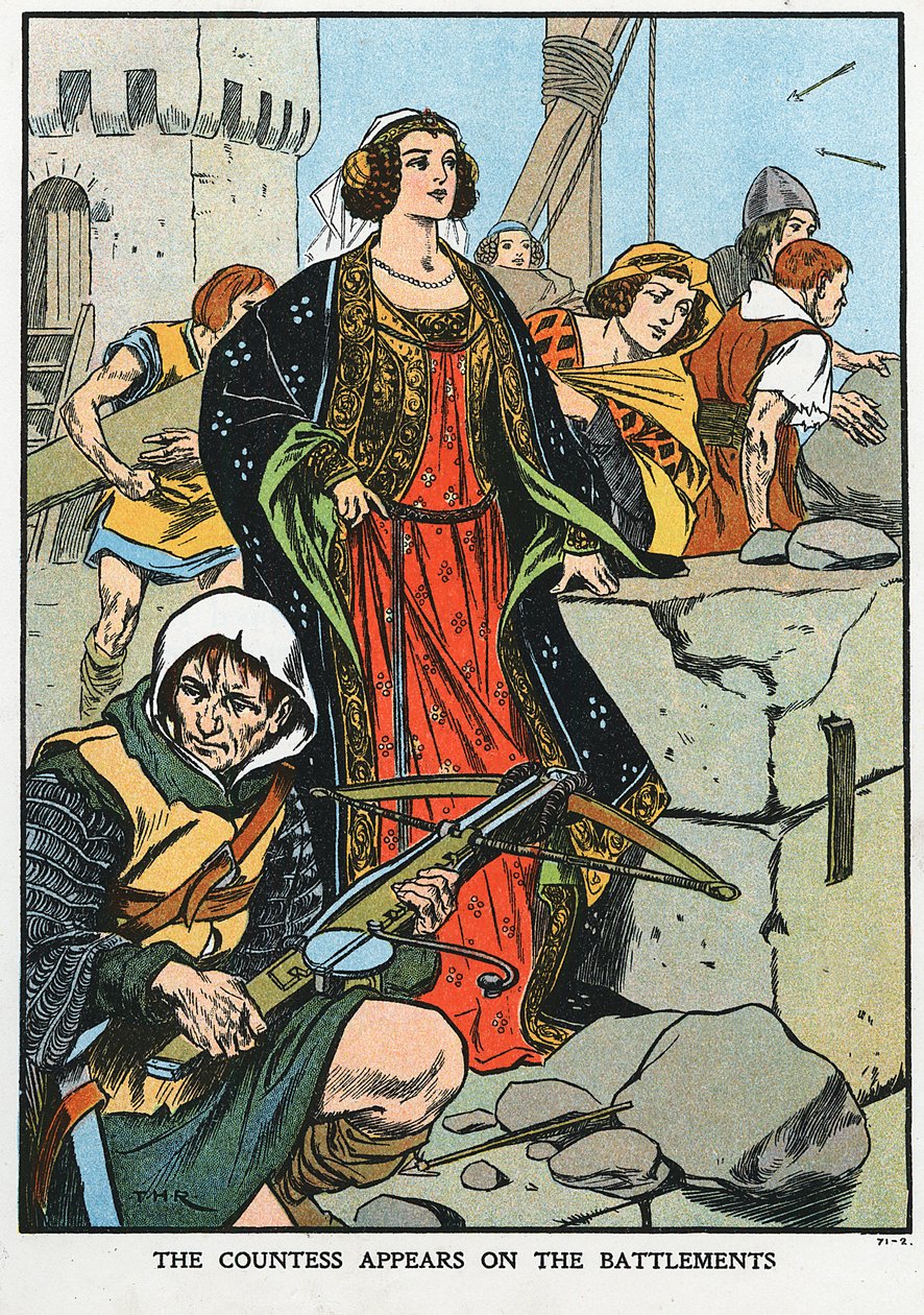 أغنيس ، كونتيسة دنبار 1312-1369 ، والمعروفة باسم أغنيس السوداء ، 1338 أوائل القرن العشرين بواسطة غير معروف