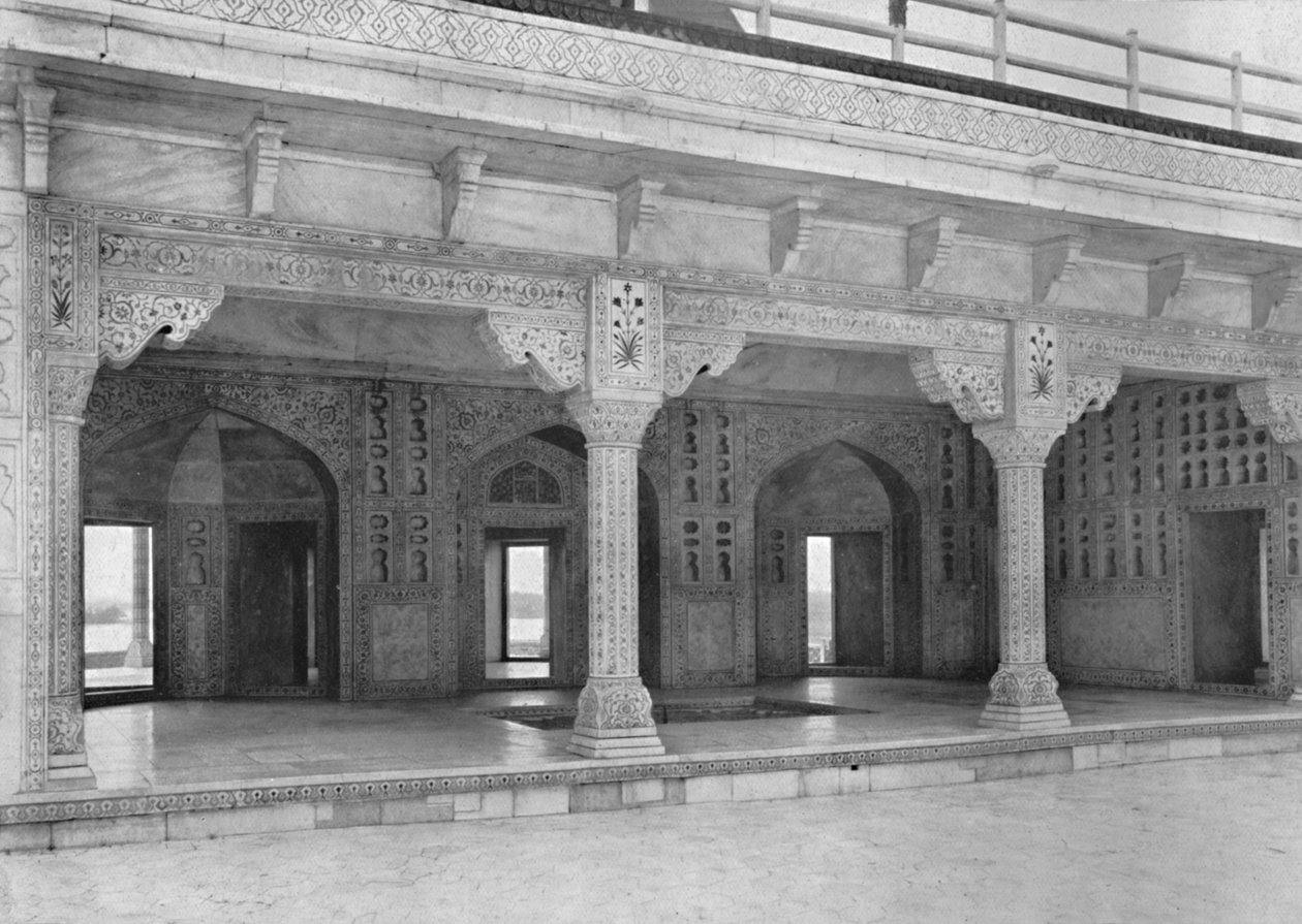 أجرا. غرفة في برج الياسمين c1910. بواسطة غير معروف