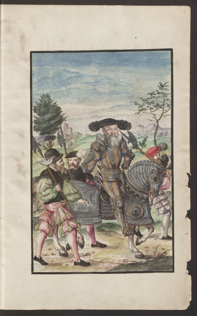 ألبرت ، دوق بروسيا من: Kriegsordnung ، 1555 بواسطة غير معروف