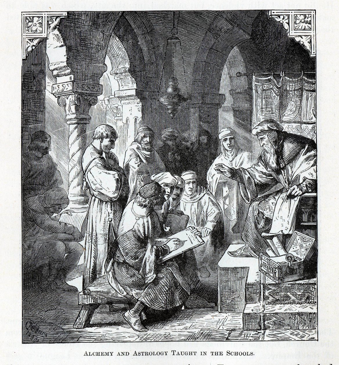 علم الكيمياء وعلم التنجيم في المدارس ، 1882 بواسطة غير معروف
