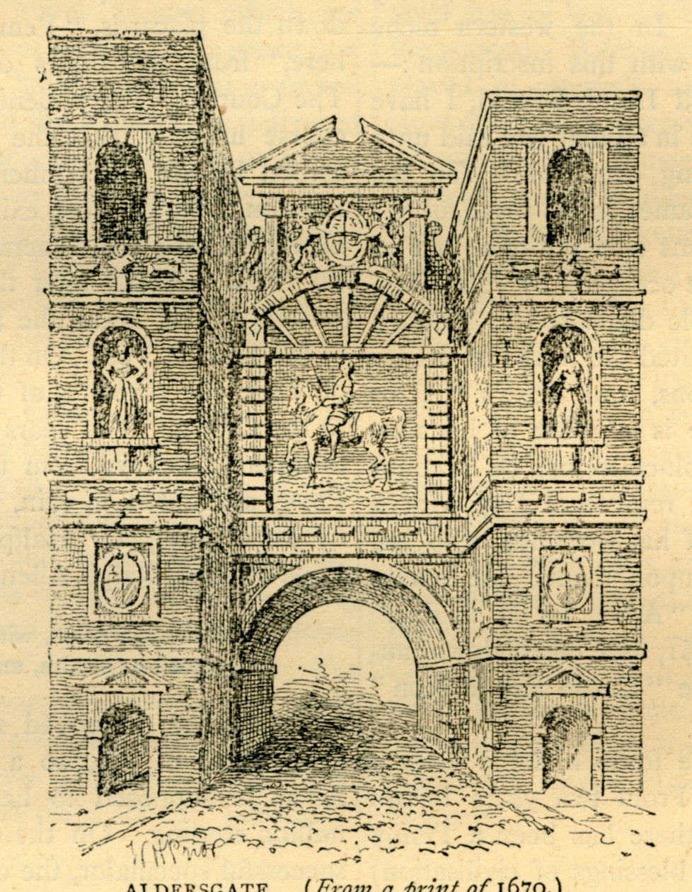 ألدرزجيت ، 1670 ، c1872. بواسطة غير معروف