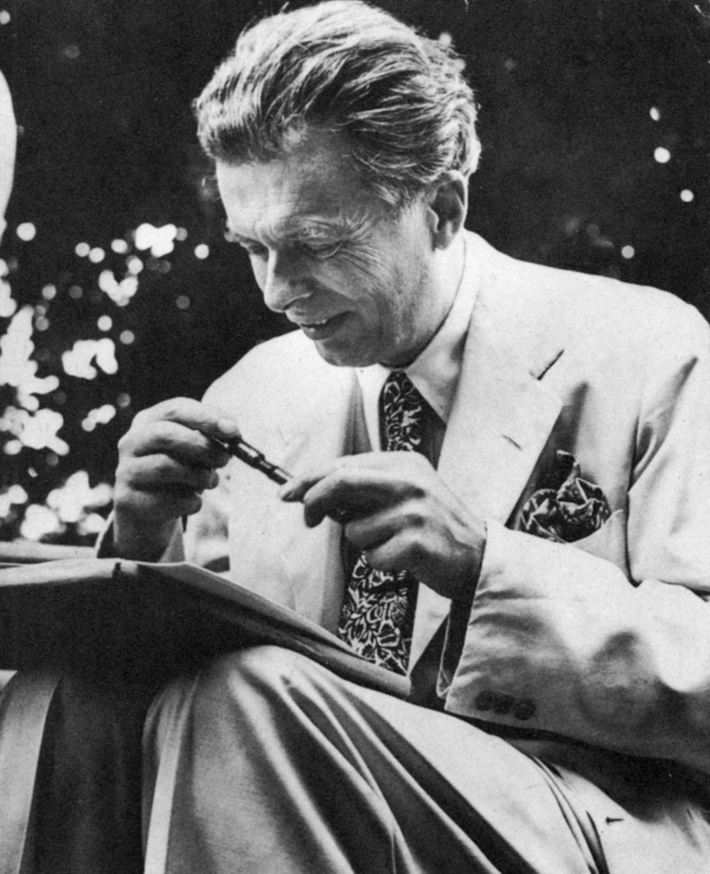 ألدوس ليونارد هكسلي 1894-1963 ، كاتب وروائي إنجليزي ، 1950s بواسطة غير معروف