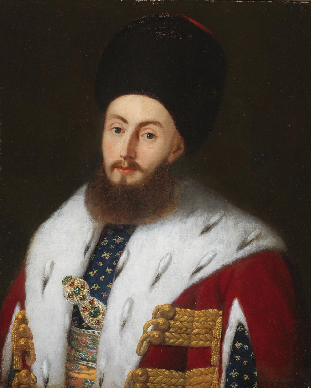 الكسندر الثاني مافروكورداتوس فيراريس 1754-1819 ، أمير مولدافيا ، ج .1800. بواسطة غير معروف