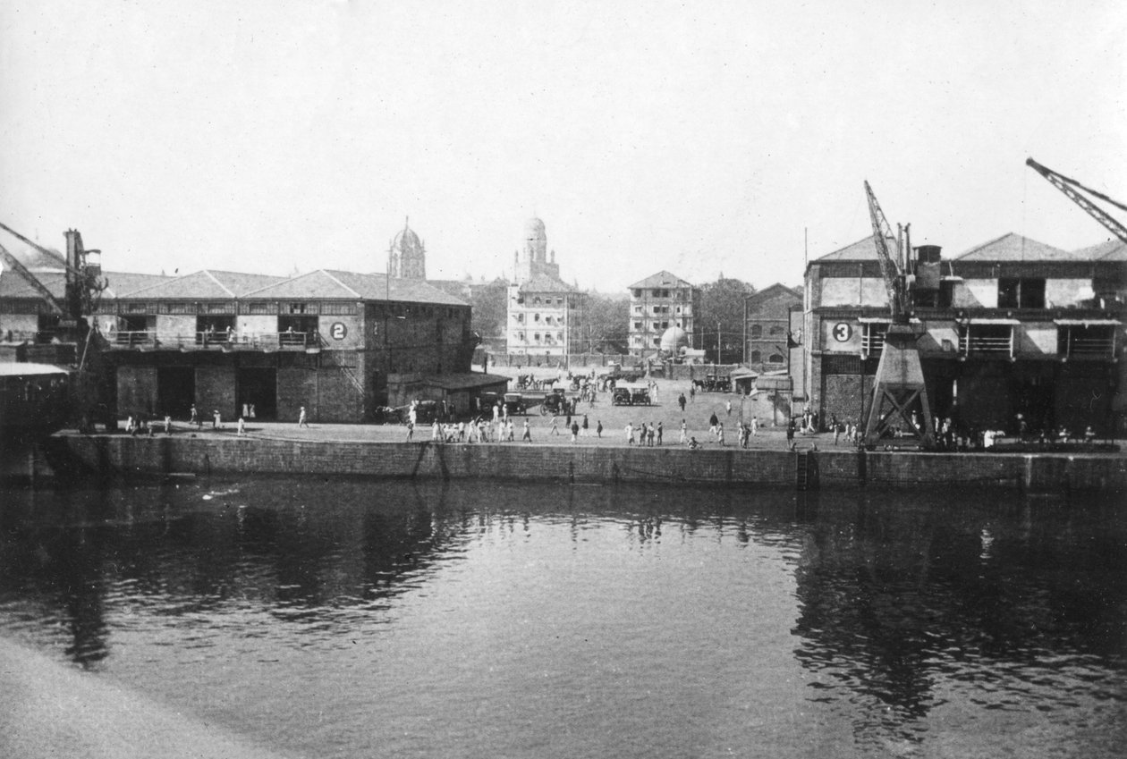 الكسندرا دوك ، بومباي ، الهند ، 1917 بواسطة غير معروف