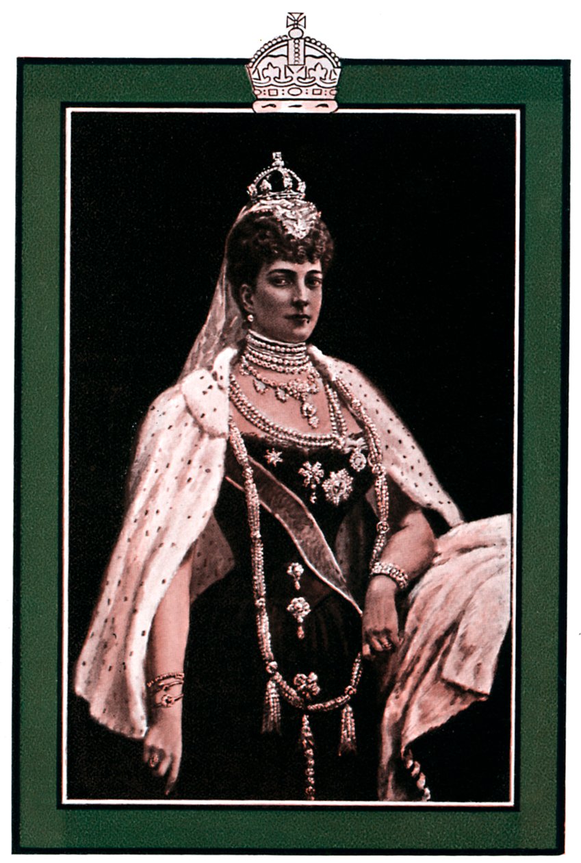الكسندرا من الدنمارك 1844-1925 ، ملكة الملكة للملك إدوارد السابع ، 1902-1903 بواسطة غير معروف