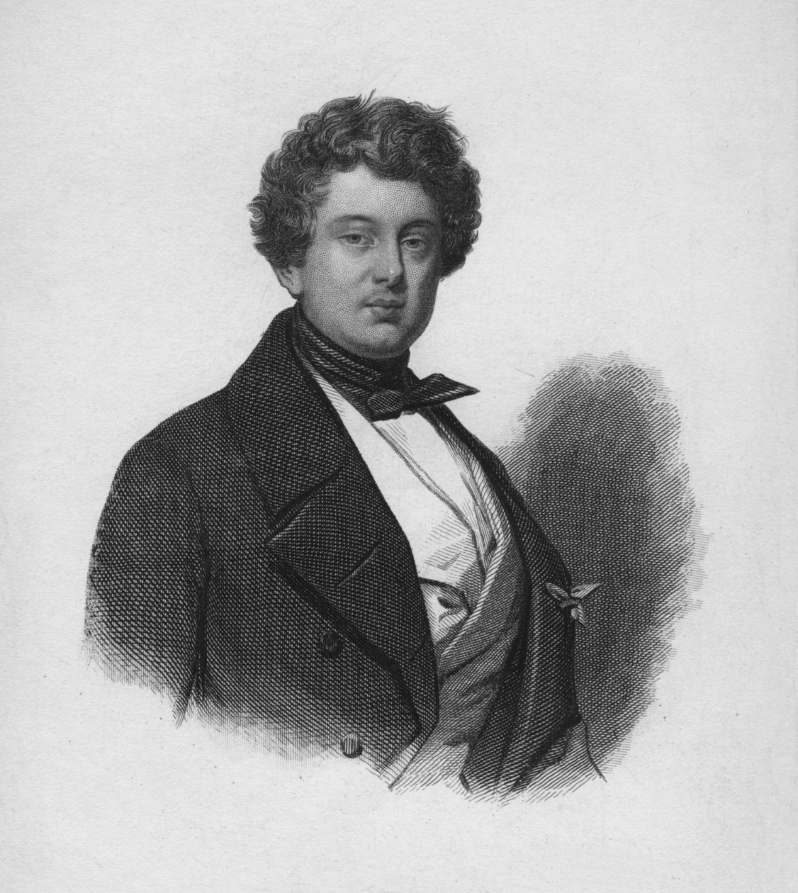 الكسندر دوماس ، c1850s بواسطة غير معروف