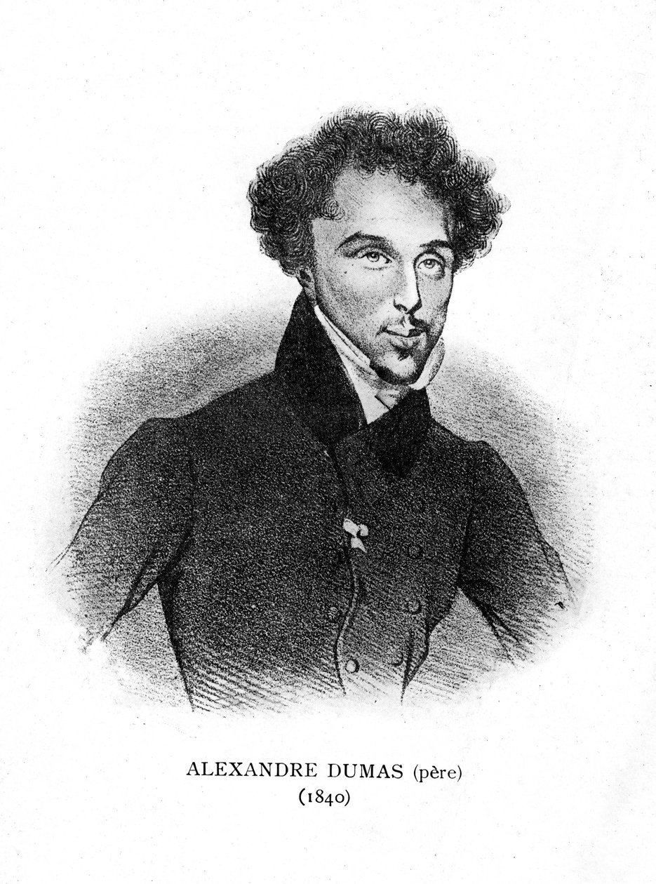 الكسندر دوماس الأكبر ، الروائي والكاتب المسرحي الفرنسي ، 1840 بواسطة غير معروف