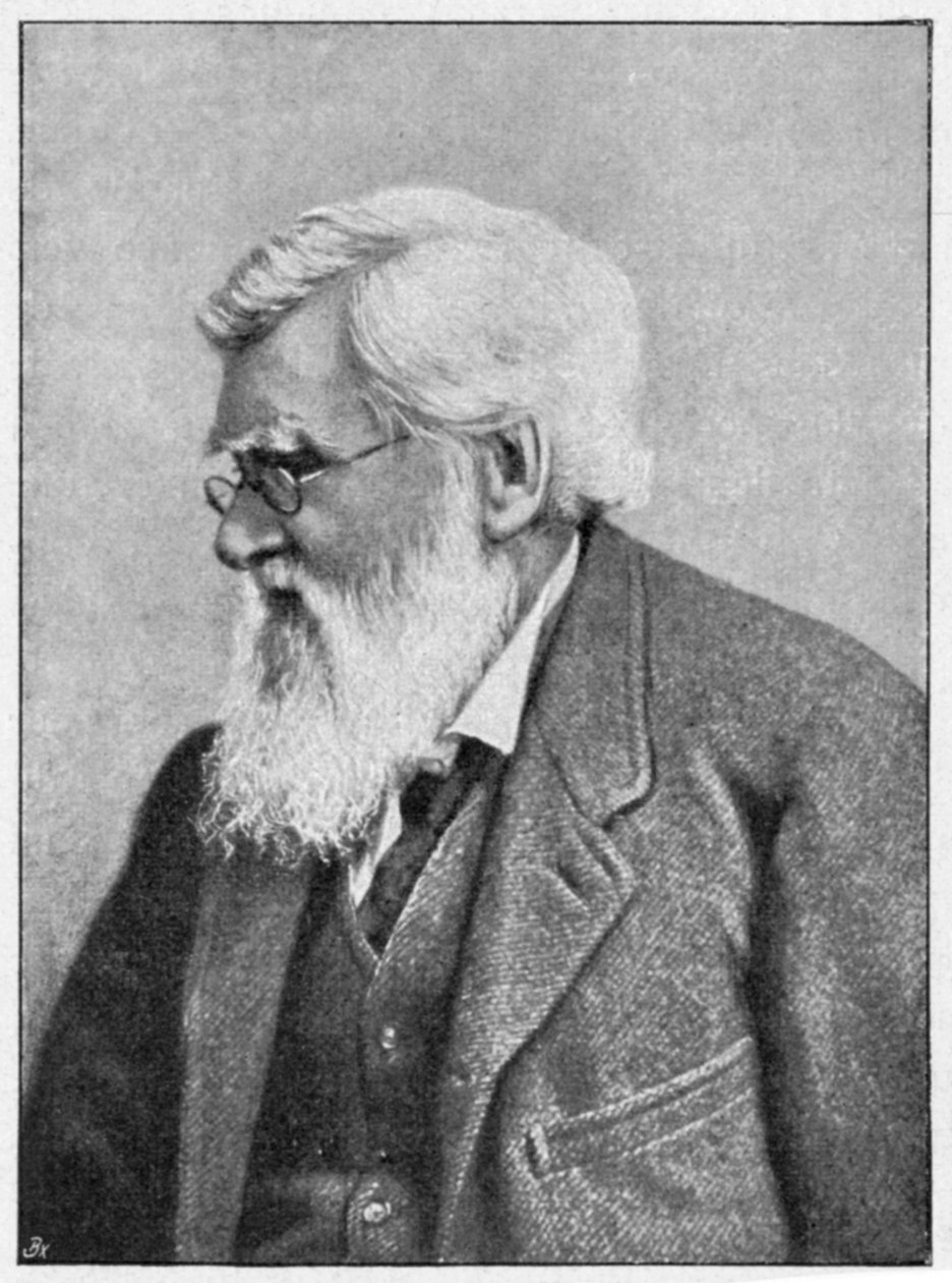 ألفريد راسل والاس ، عالم الطبيعة الويلزي ، c1895 بواسطة غير معروف