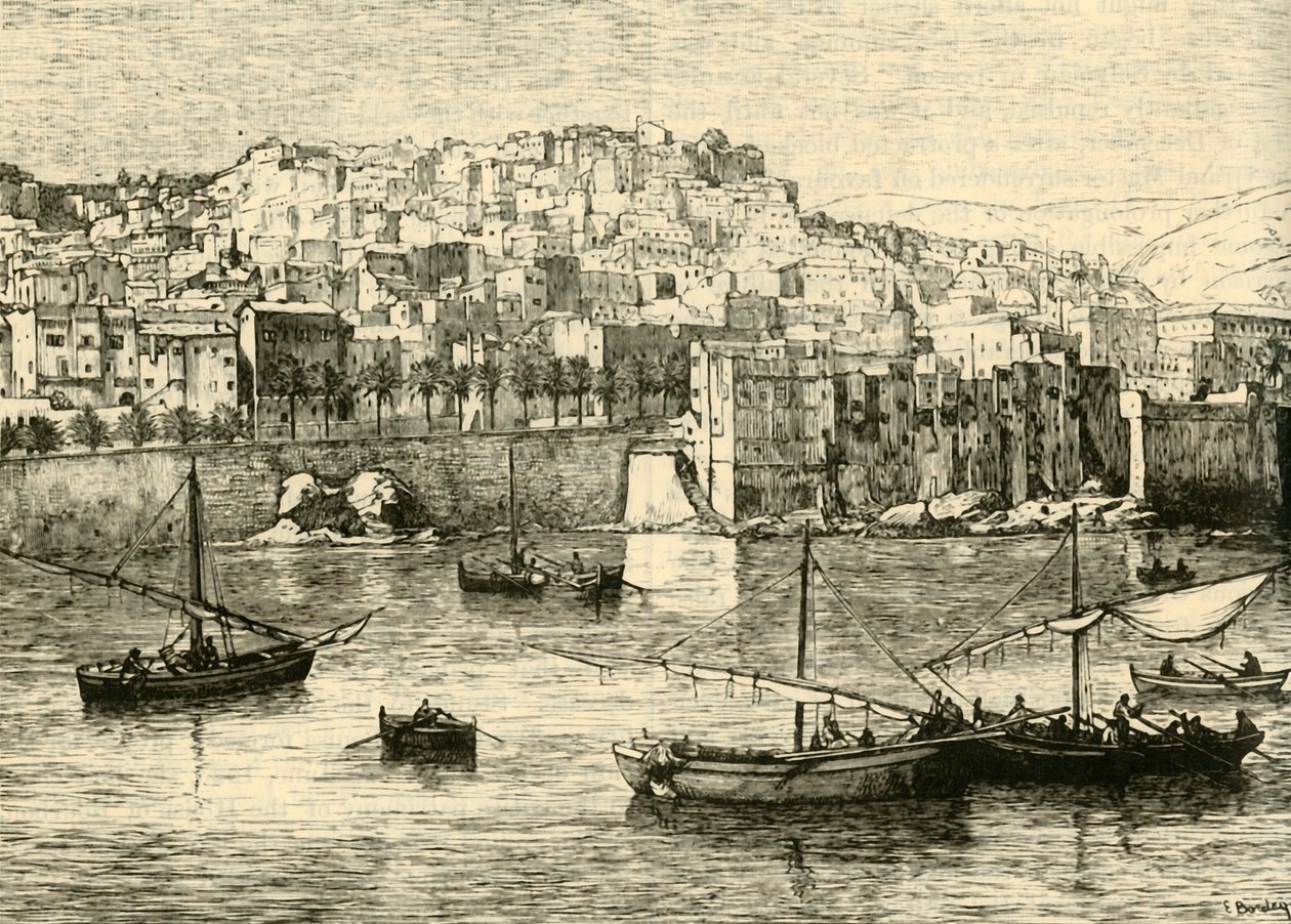 الجزائر ، من البحر ، 1890. بواسطة غير معروف