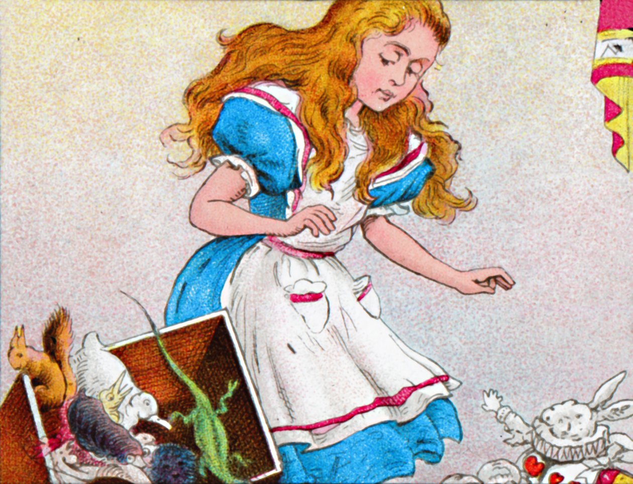 كانت أليس تنمو مرة أخرى أكبر ، c1900. بواسطة غير معروف