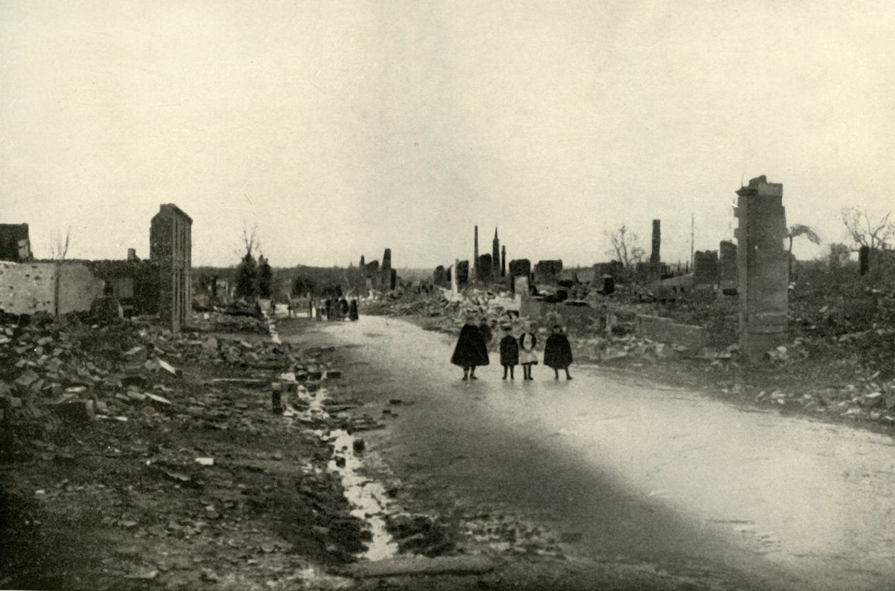 كل ما تبقى من Sermaize ، 1919. بواسطة غير معروف