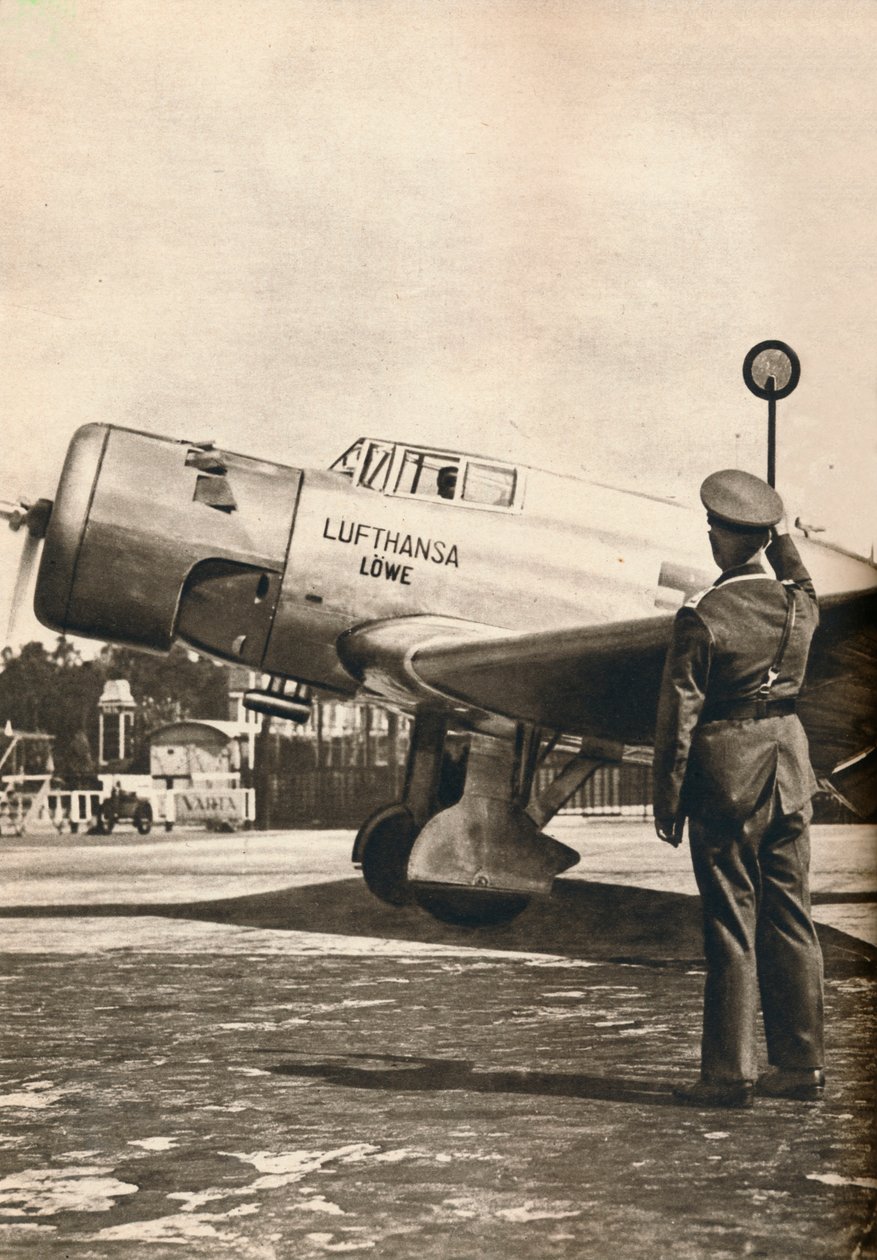 كل شيء واضح للبداية في مطار تمبلهوف ، برلين ، c1936 c1937 بواسطة غير معروف
