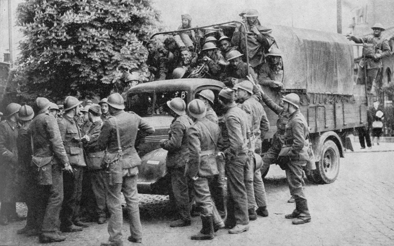 يذهب الحلفاء إلى مساعدة بلجيكا ، 1940 ، 1940 بواسطة غير معروف