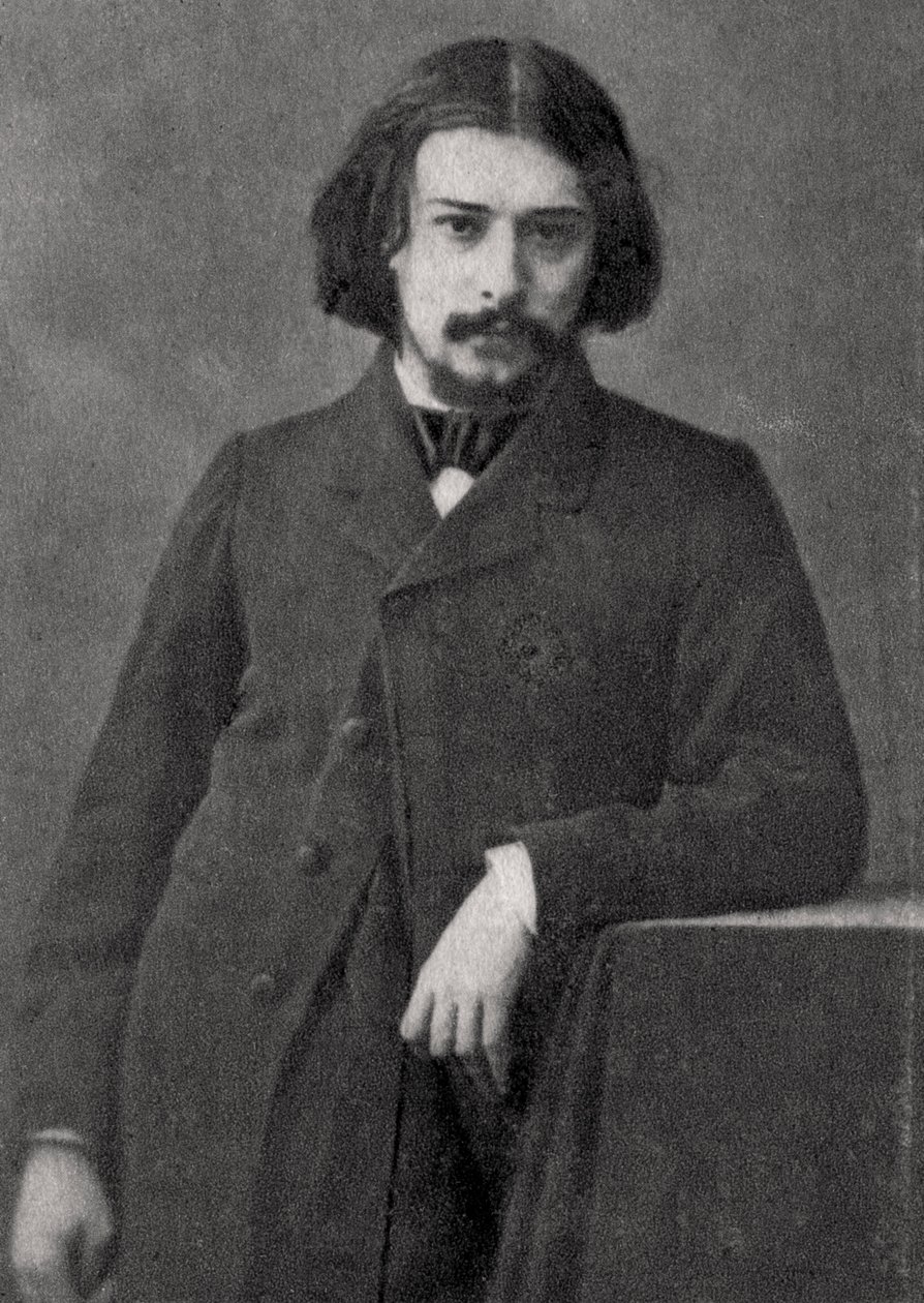 ألفونس داودي ، الروائي الفرنسي ، 1869 بواسطة غير معروف