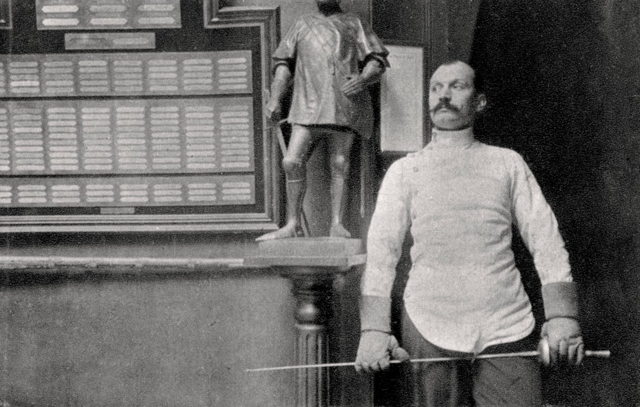 ألفونس كيرشوفر ، مبارز فرنسي ، 1904 بواسطة غير معروف