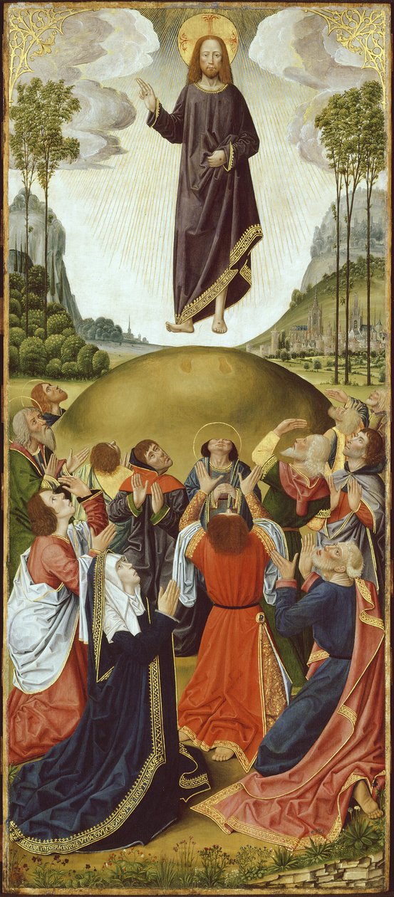 Altarpiece من Thuison-les-Abbeville: The Ascension ، 14901500. بواسطة غير معروف