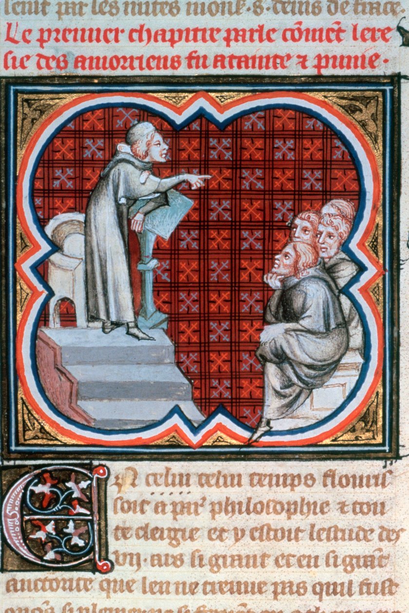 Amalric of Bena تدريس ، c1200 ، 1375-1379 بواسطة غير معروف