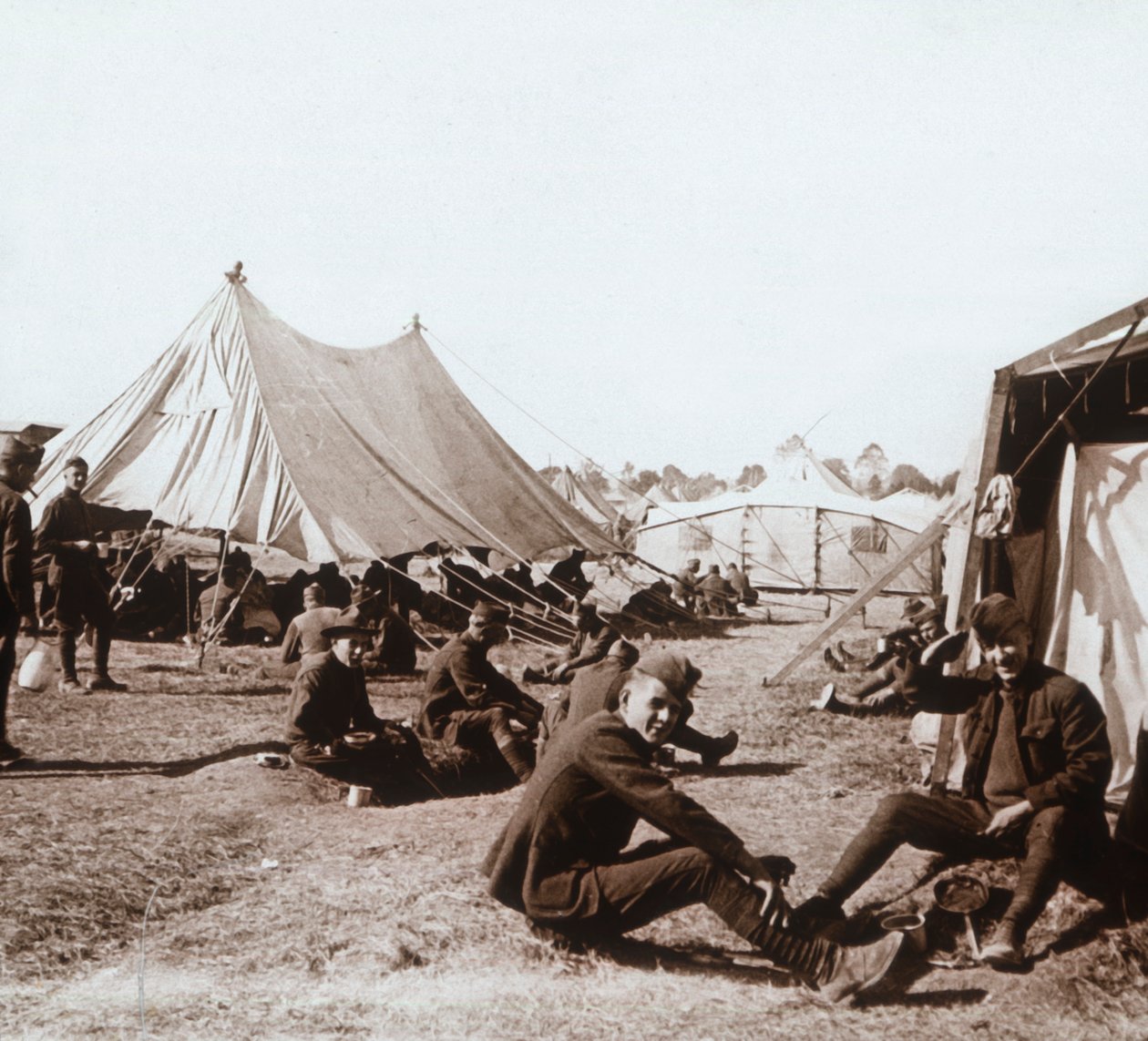 المعسكر الأمريكي ، ميليت ، فرنسا ، c1914-c1918 بواسطة غير معروف