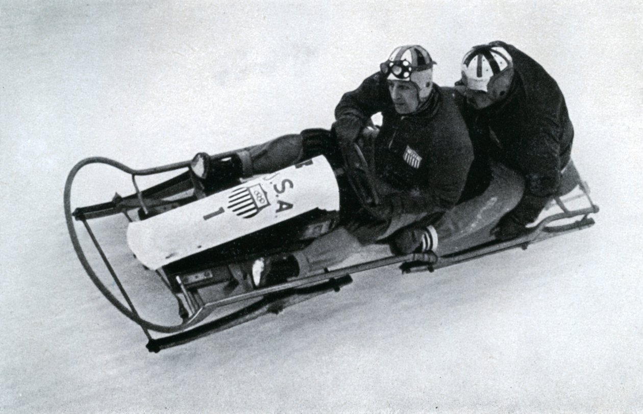 فريق bobsleigh الأمريكي ، الألعاب الأولمبية الشتوية الألمانية ، 1936 بواسطة غير معروف