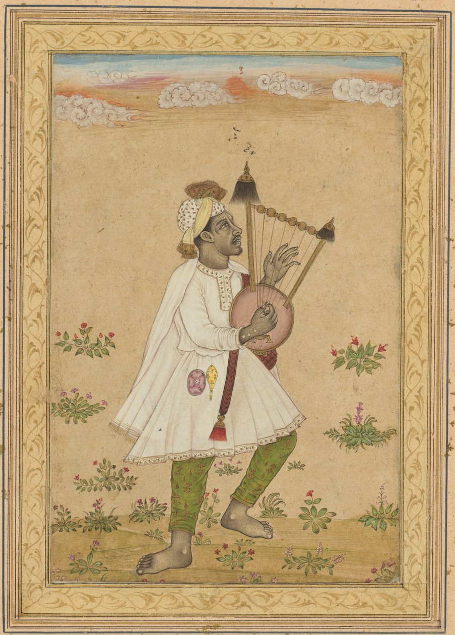 لاعب ليري أفريقي ، ج. 1640-1660. بواسطة غير معروف