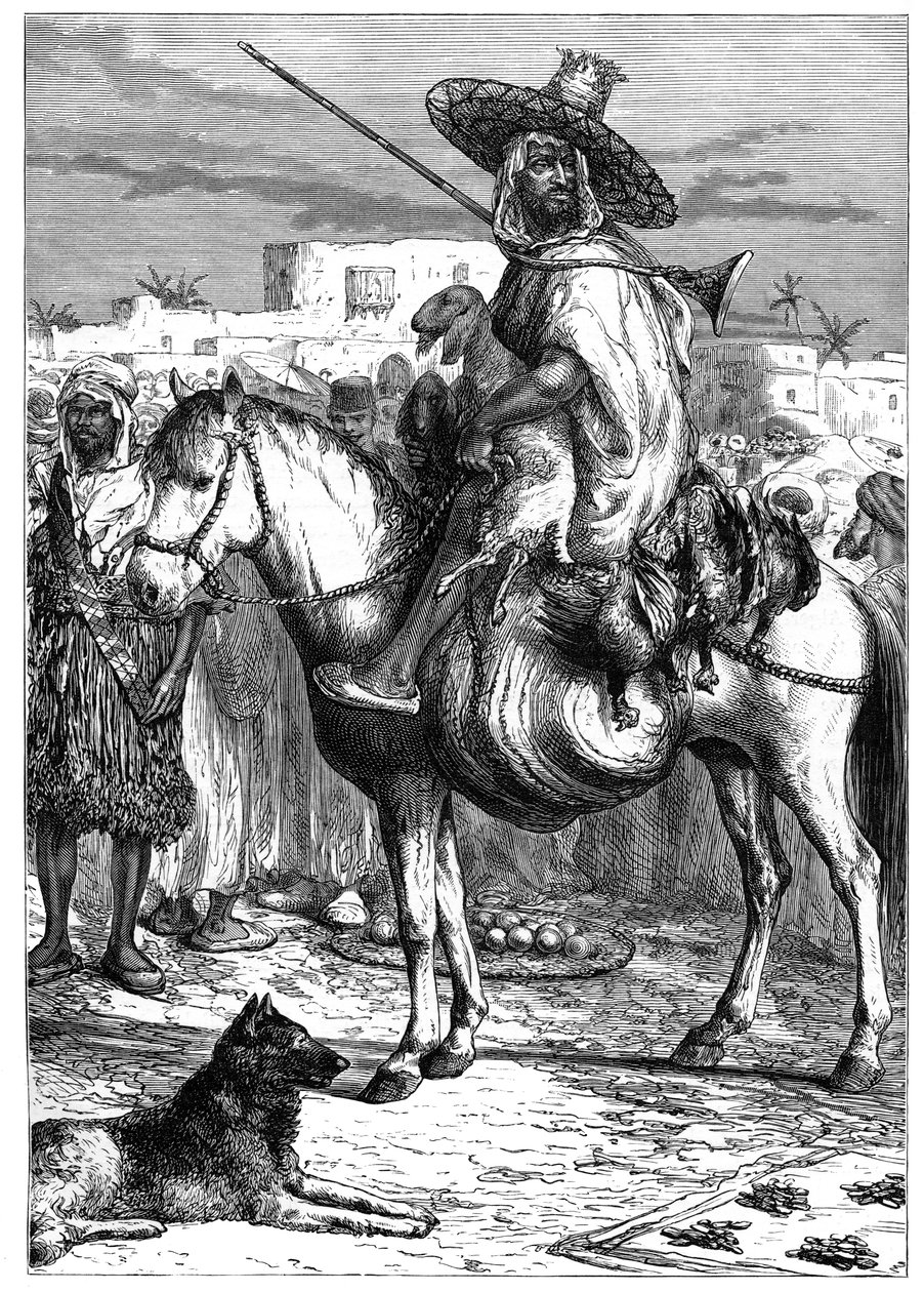 تاجر عربي في تلمسان ، الجزائر ، c1890 بواسطة غير معروف