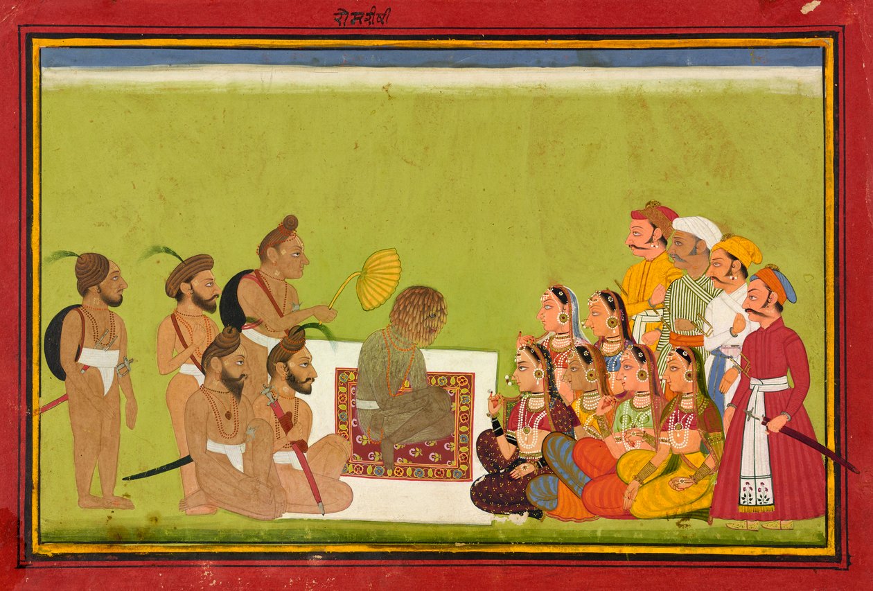 لقاء مع روم ريشي ، كاليفورنيا. 1700-1725. بواسطة غير معروف