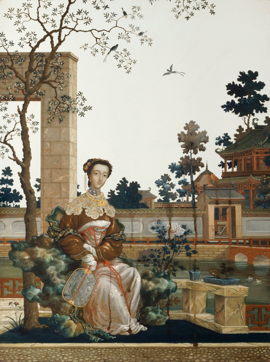 جمال شرقي ، صيني ، c1760 بواسطة غير معروف