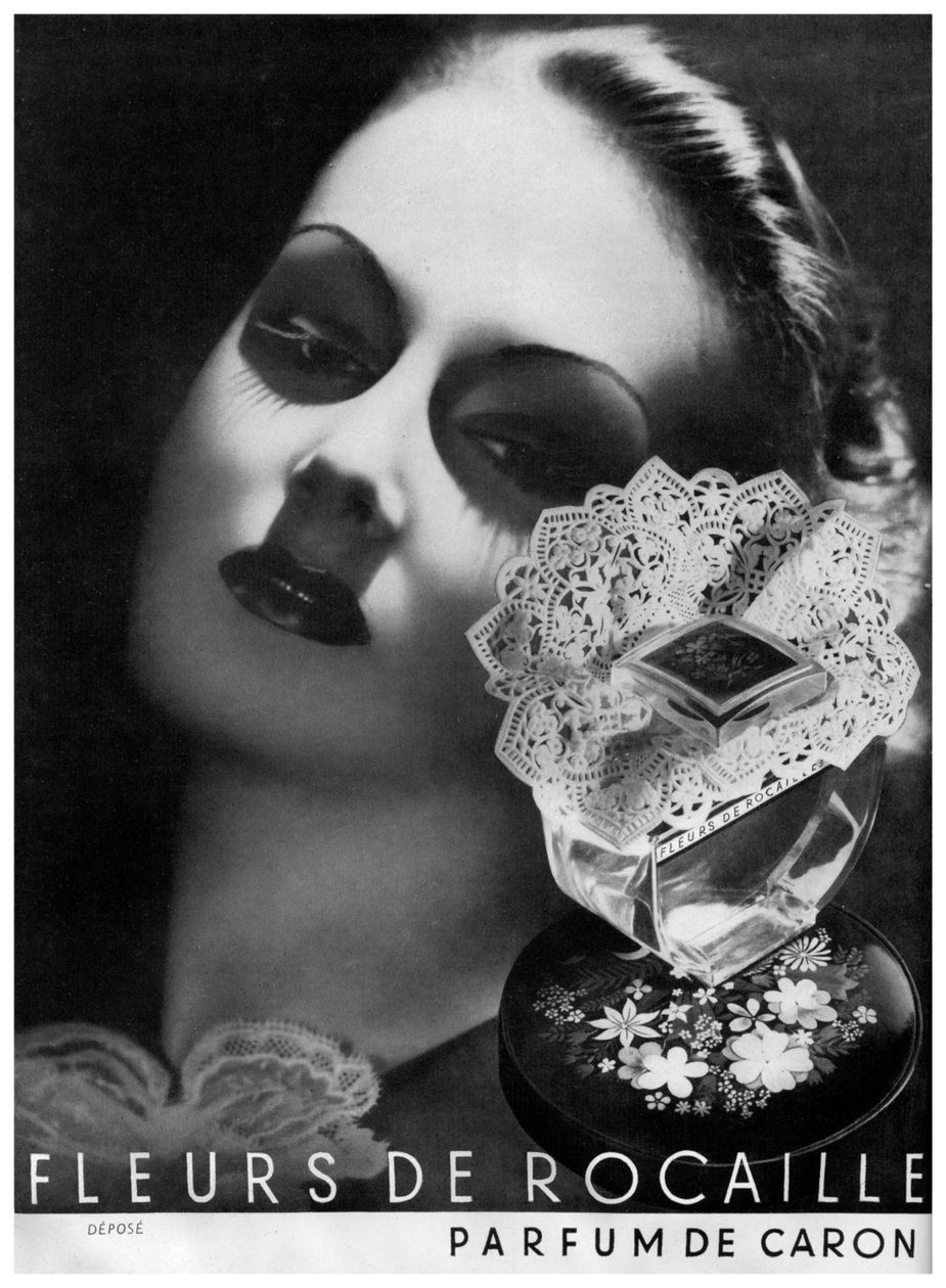 إعلان عن عطر كارون 1938 بواسطة غير معروف