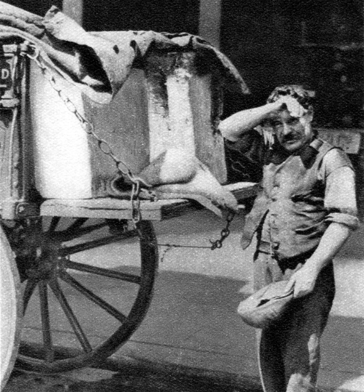 رجل جليدي مع عربته ، لندن ، 1926-1927 بواسطة غير معروف