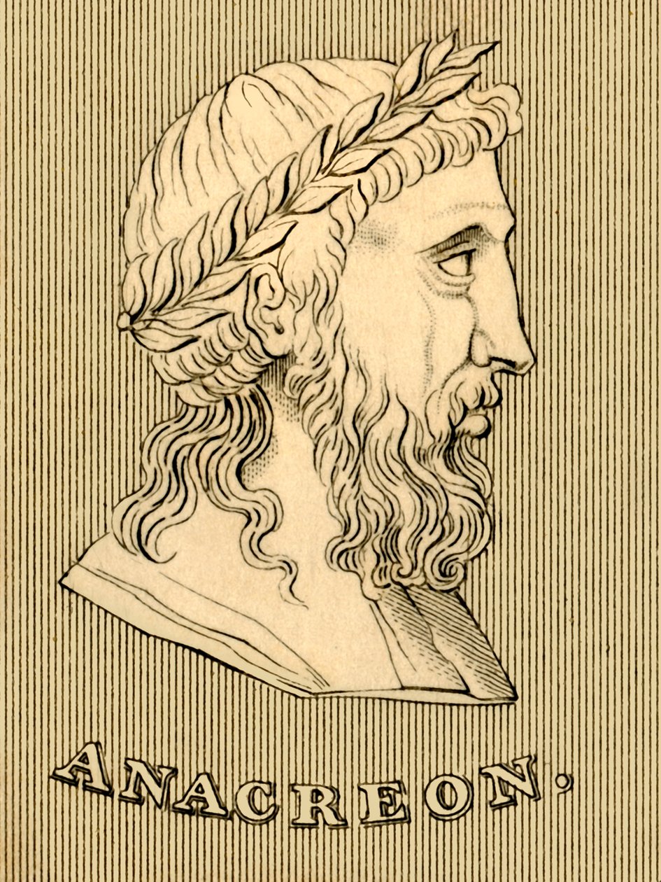 Anacreon ، c582-485 قبل الميلاد ، 1830. بواسطة غير معروف
