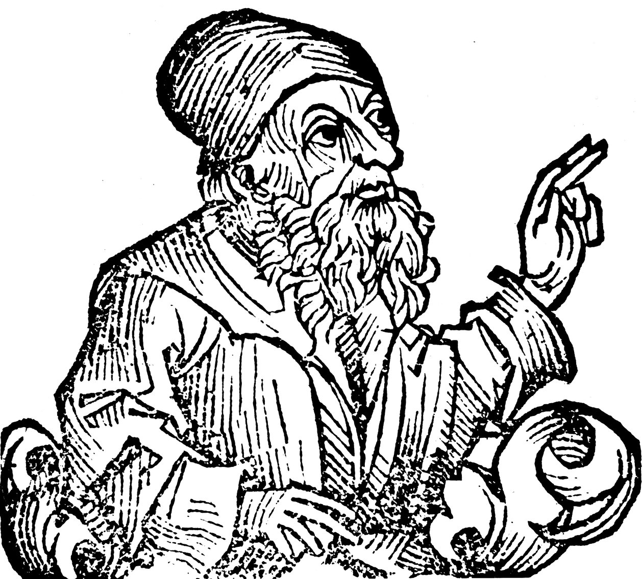 Anaxagoras c500-428 قبل الميلاد ، الفيلسوف اليوناني القديم ، 1493 بواسطة غير معروف