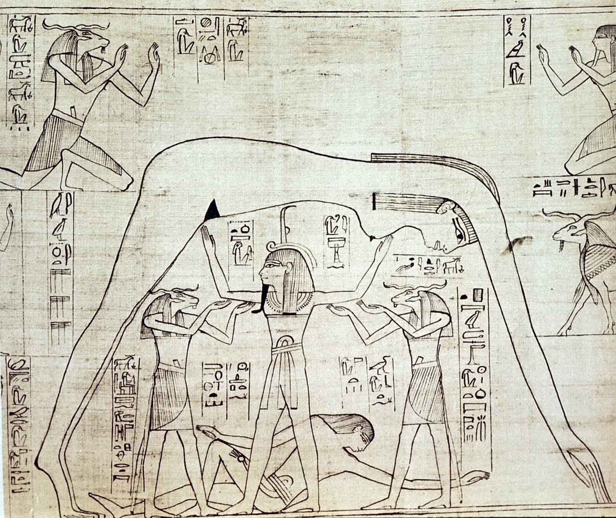 الكون المصري القديم ، c1025 قبل الميلاد بواسطة غير معروف