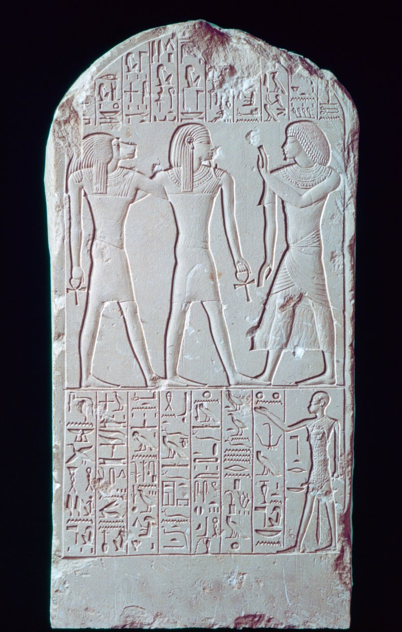 لوحة من الحجر الجيري المصري القديم ، من القرن السادس عشر إلى القرن الثالث عشر قبل الميلاد بواسطة غير معروف