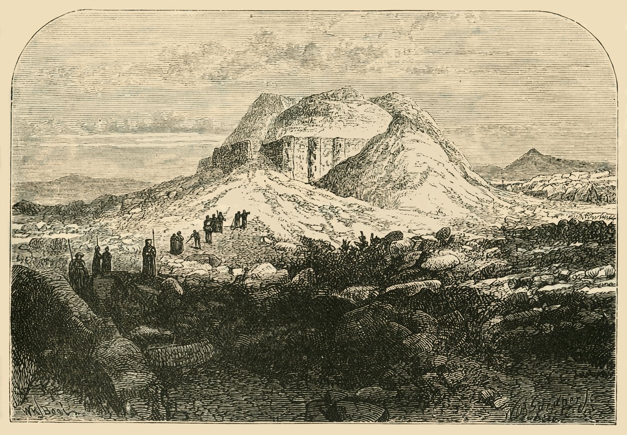 أطلال أثرية في موغر ، 1890. بواسطة غير معروف