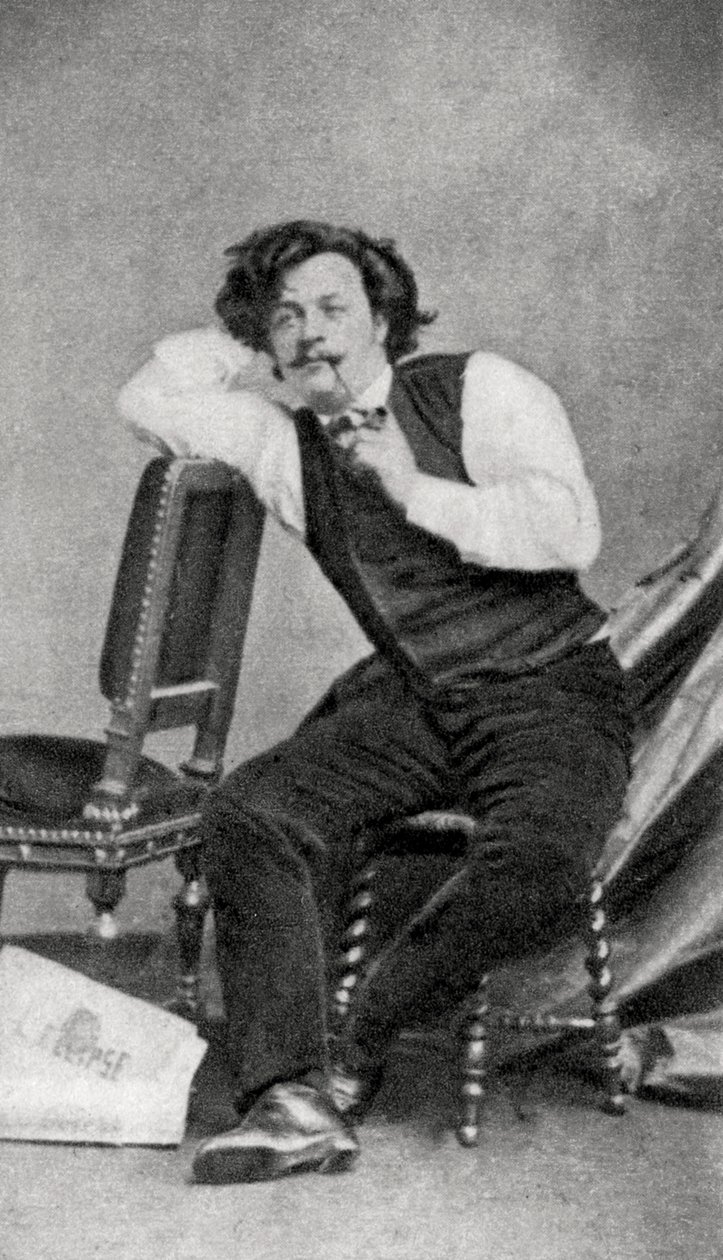 أندريه جيل ، رسام كاريكاتير فرنسي ، 1868 بواسطة غير معروف