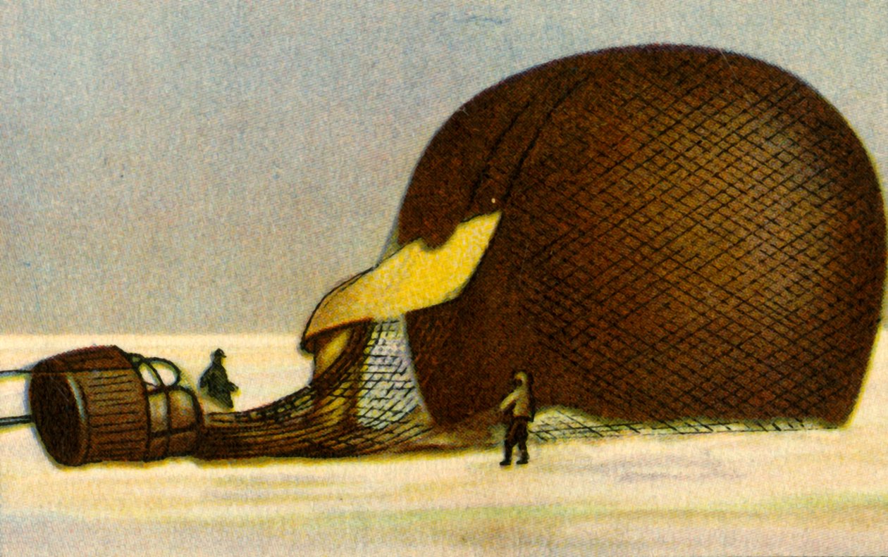 بالون أندريس القطب الشمالي بعد التحطم ، 1897 ، 1932. بواسطة غير معروف