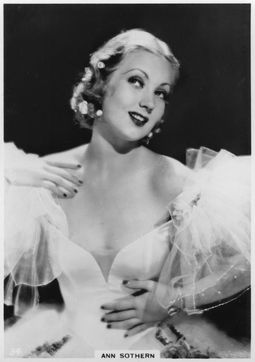 آن سوثرن ، ممثلة سينمائية وتلفزيونية أمريكية ، c1938 بواسطة غير معروف