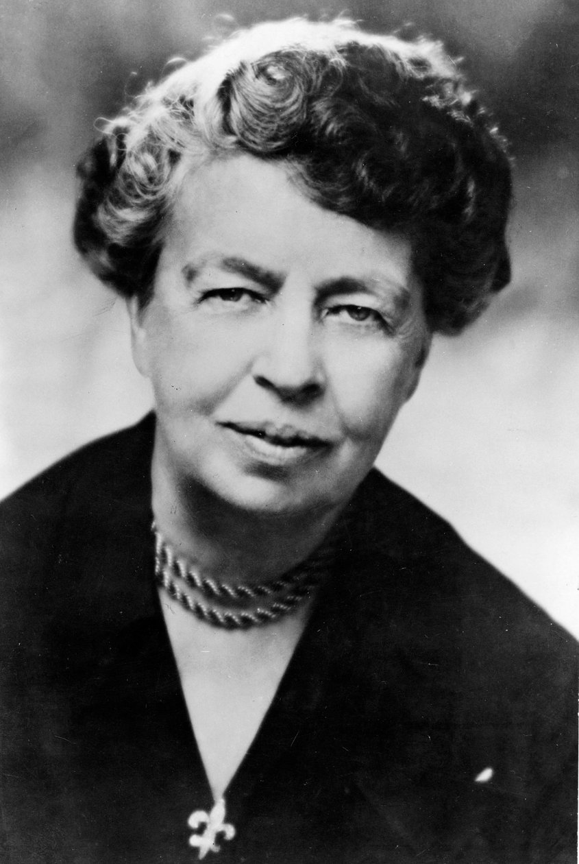 آنا إليانور روزفلت 1884-1962 الإنسانية الأمريكية بواسطة غير معروف