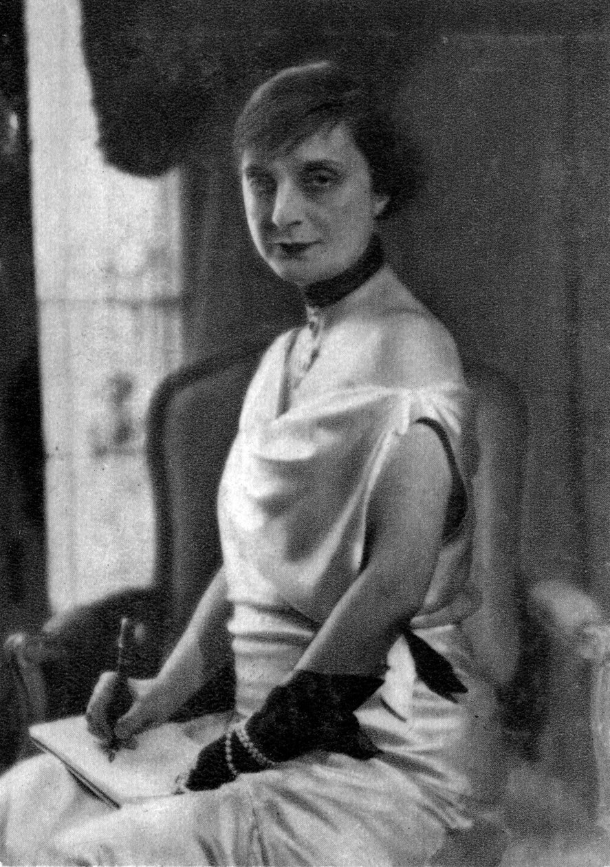آنا دي نويل ، مؤلفة فرنسية ، 1930 بواسطة غير معروف