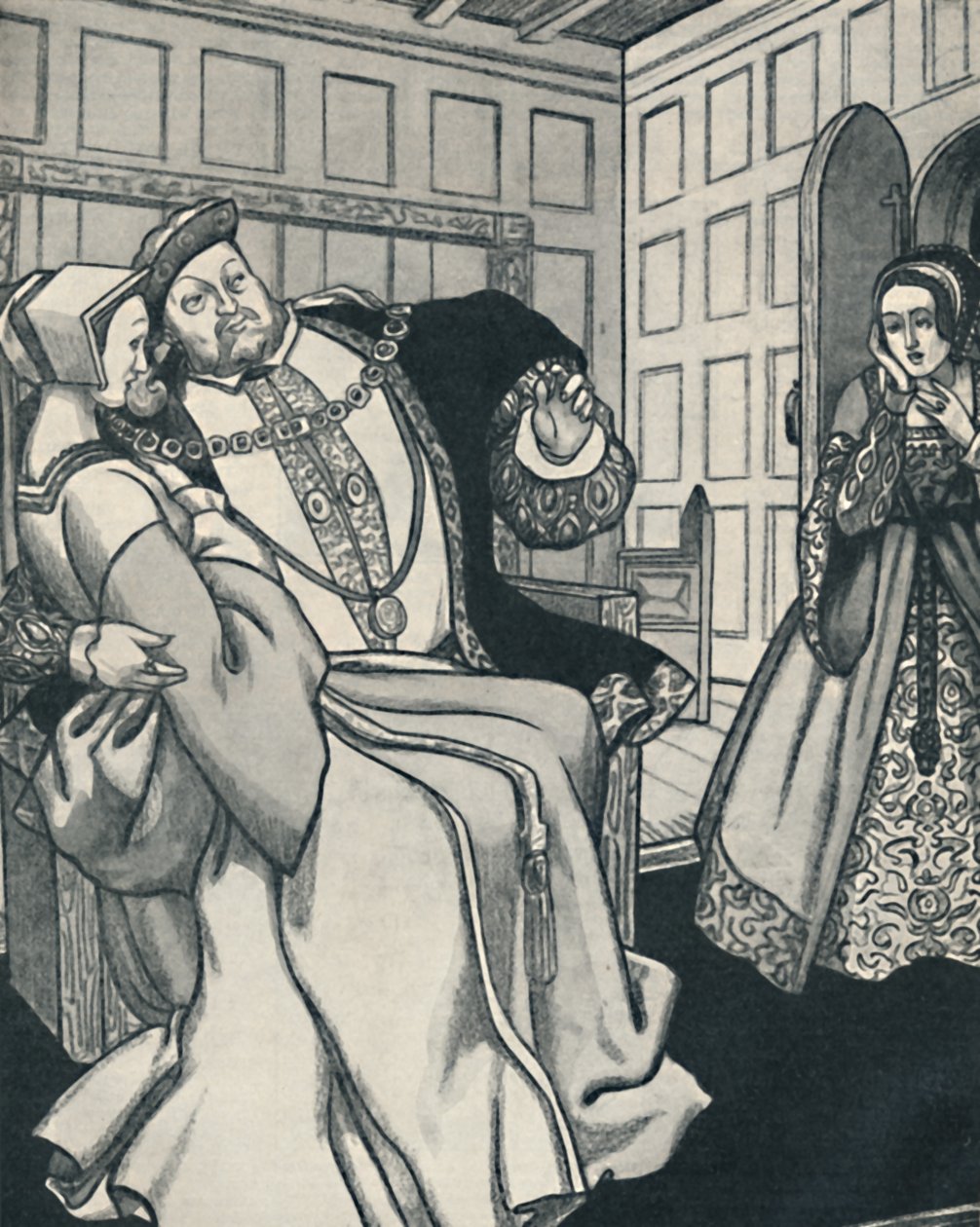آن بولين تتلقى صدمة عظيمة ، c1934 بواسطة غير معروف