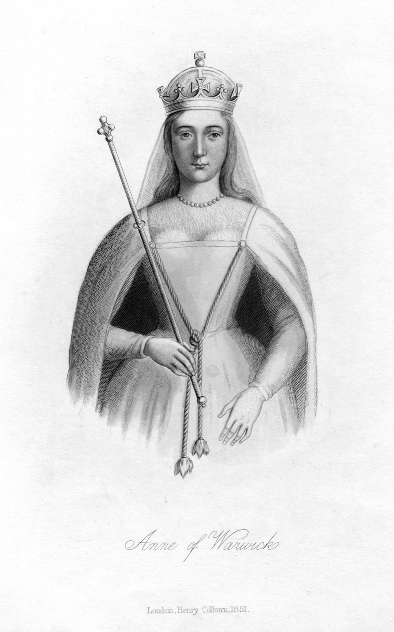 آن نيفيل ، كونتيسة وارويك ، 1851 بواسطة غير معروف