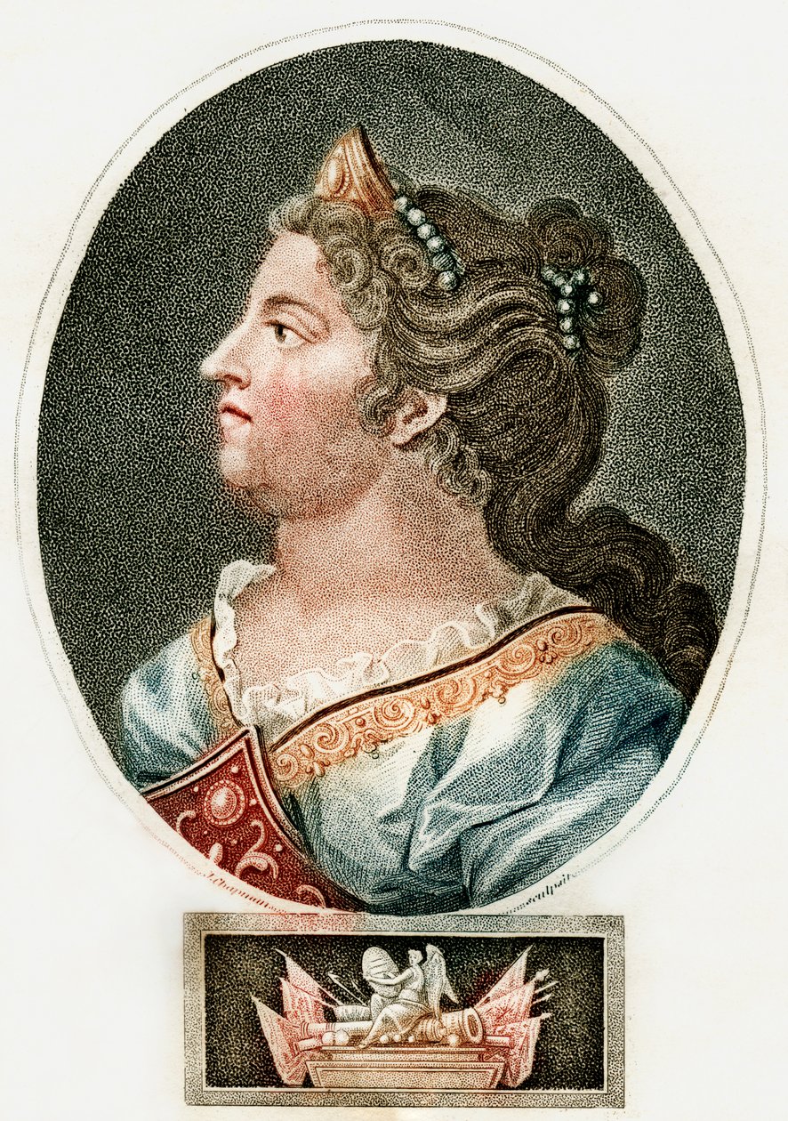 آن ، ملكة بريطانيا العظمى ، c1796 بواسطة غير معروف