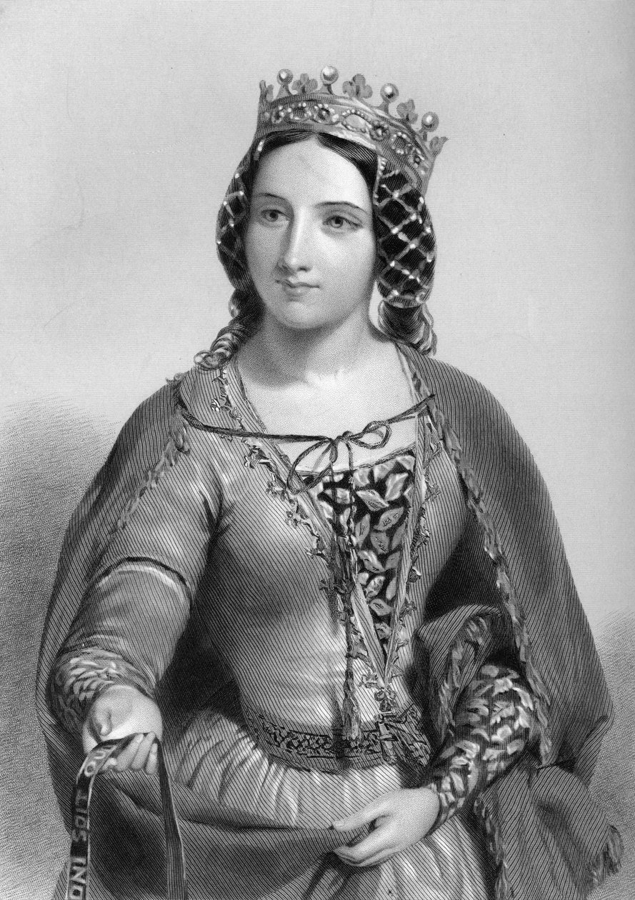 آن وارويك 1456-1485 ، زوجة الملكة للملك ريتشارد الثالث ، 1851 بواسطة غير معروف